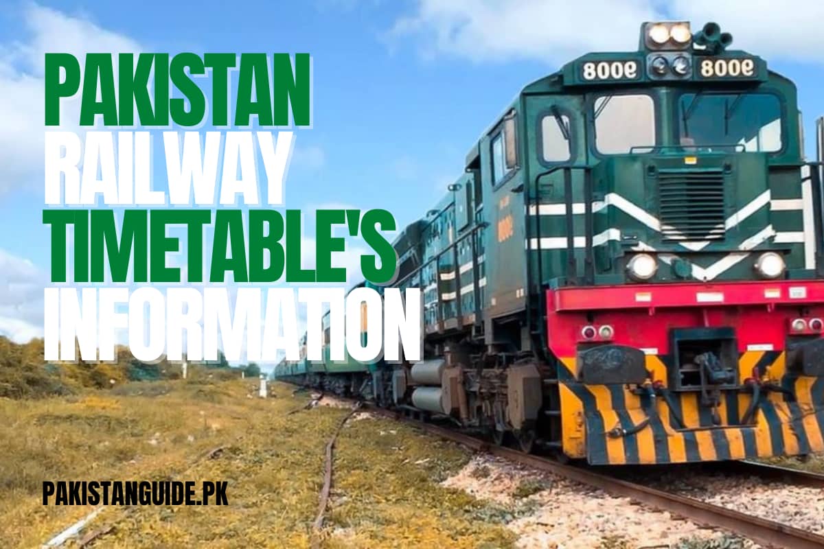 Pakistan Railway Timetable’s Information 2022 Update