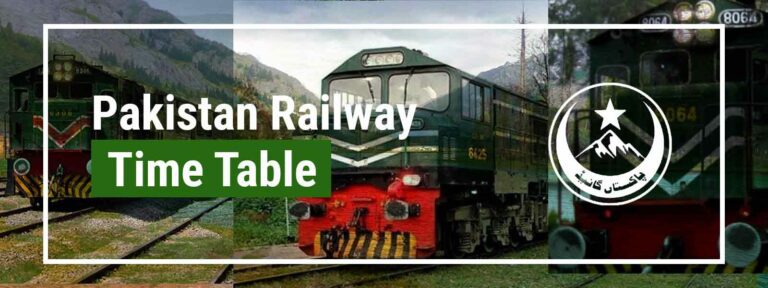 Pakistan Railway Time Table 2022